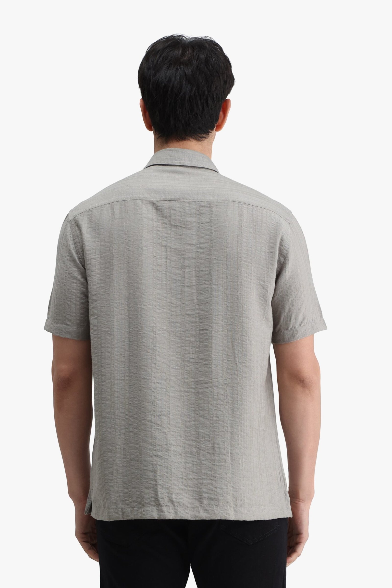 Viscose Blend Solid Shirt - Image 2