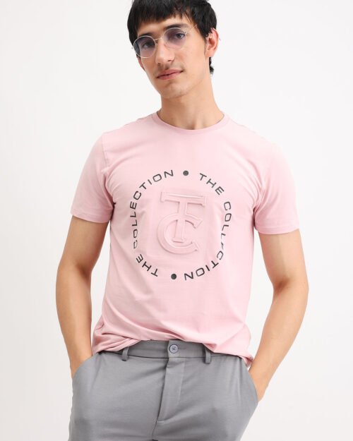 EMBOSSED PRINTED T-SHIRT