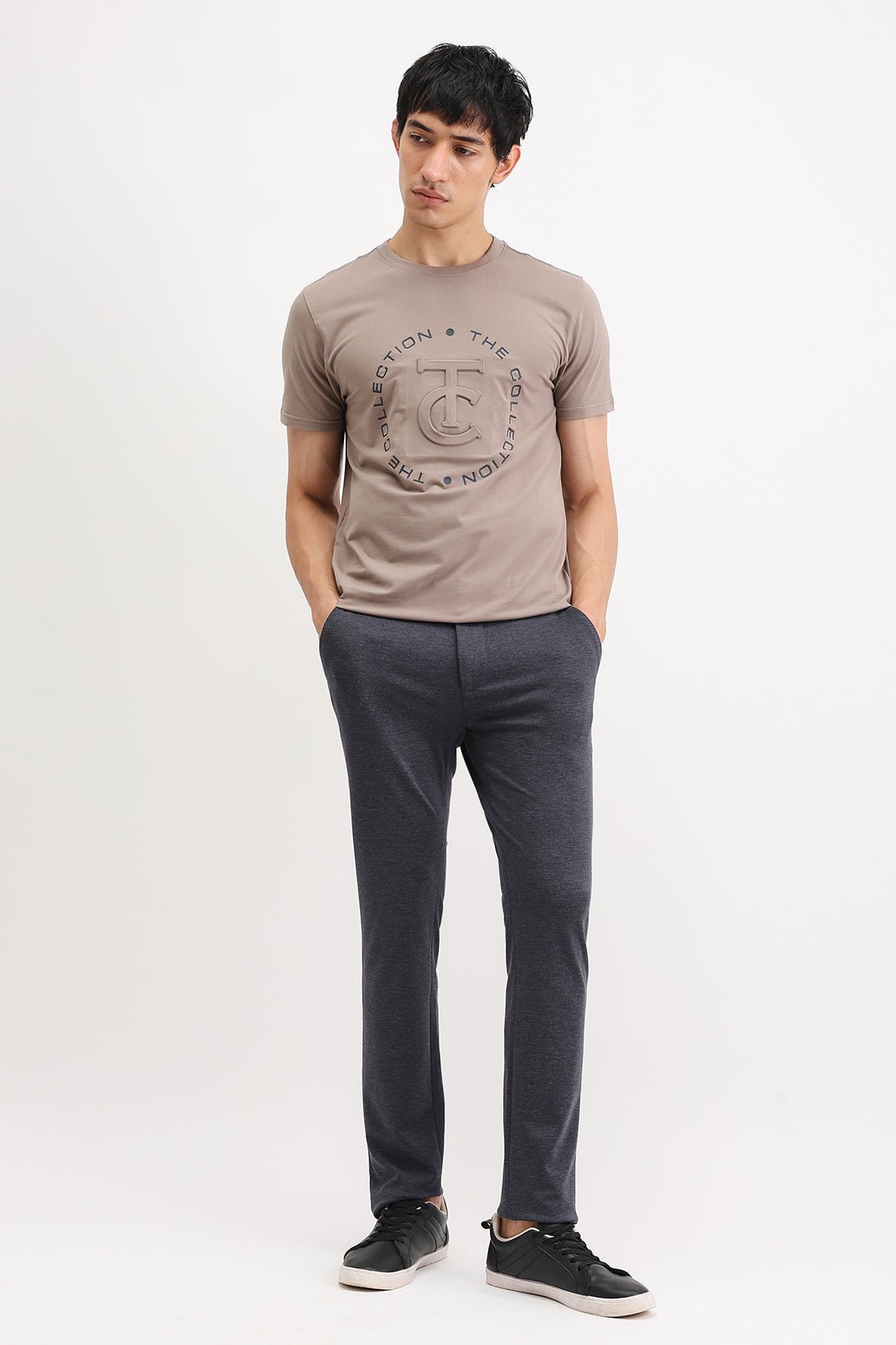 EMBOSSED PRINTED T-SHIRT - Image 3