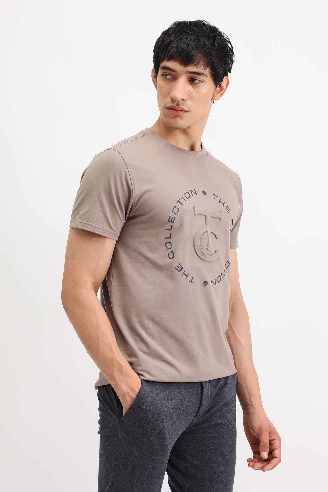 EMBOSSED PRINTED T-SHIRT - Image 6