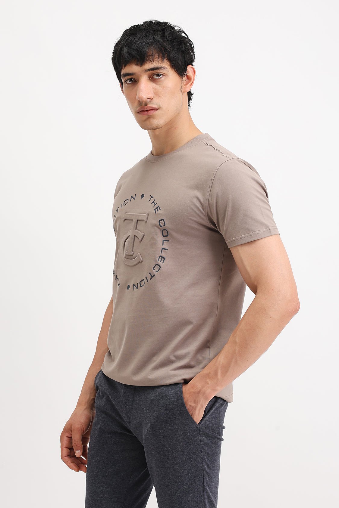 EMBOSSED PRINTED T-SHIRT - Image 7