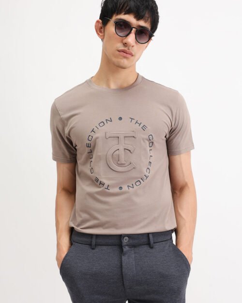 EMBOSSED PRINTED T-SHIRT