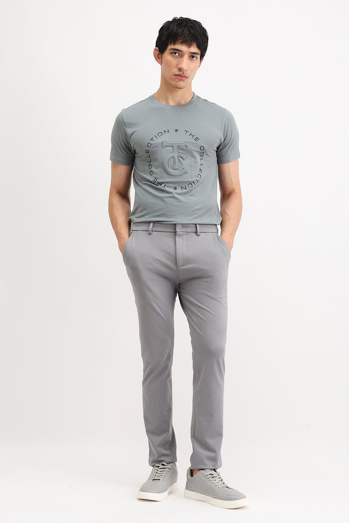 EMBOSSED PRINTED T-SHIRT - Image 5