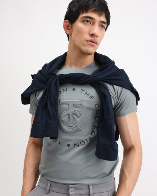 EMBOSSED PRINTED T-SHIRT