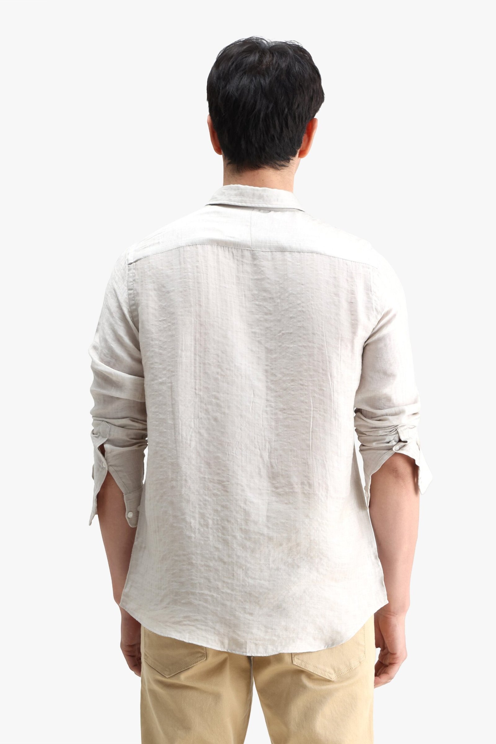 Viscose Blend Solid Shirt - Image 2