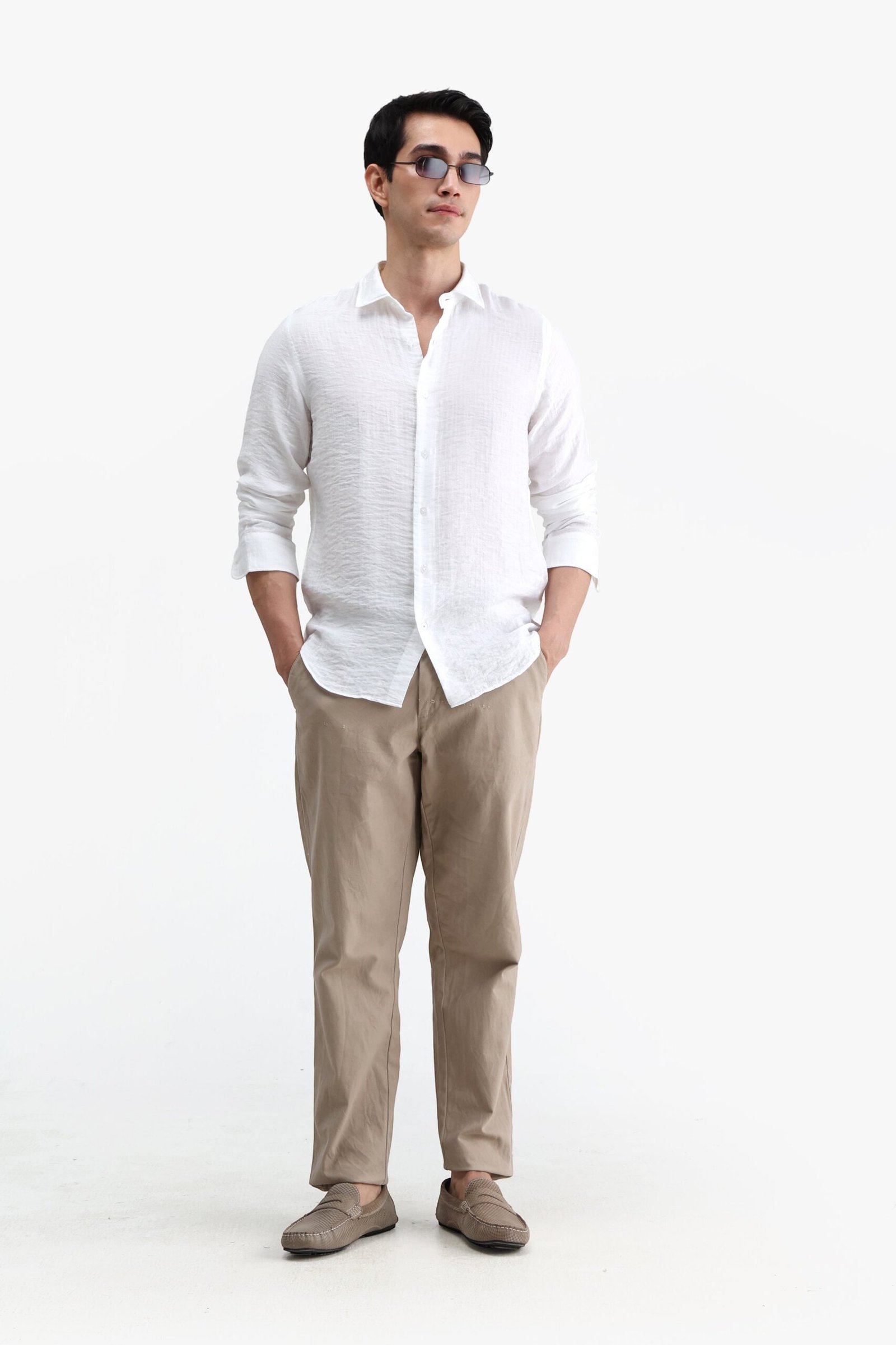 Viscose Blend Solid Shirt - Image 9