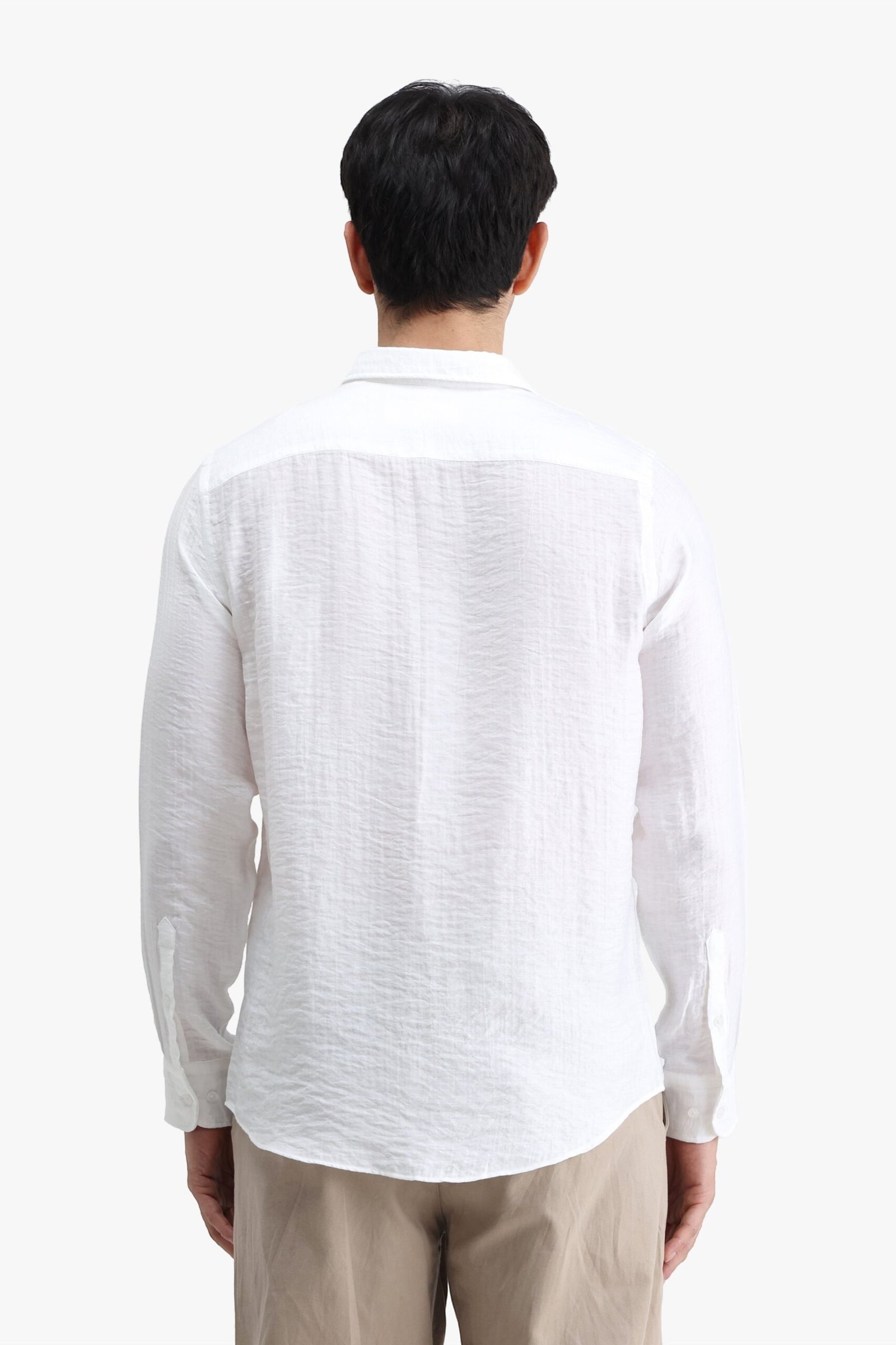 Viscose Blend Solid Shirt - Image 3