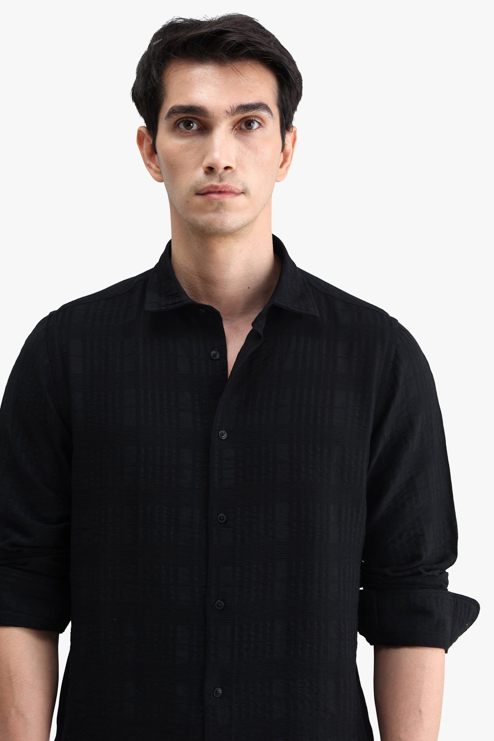 Viscose Blend Solid Shirt - Image 6