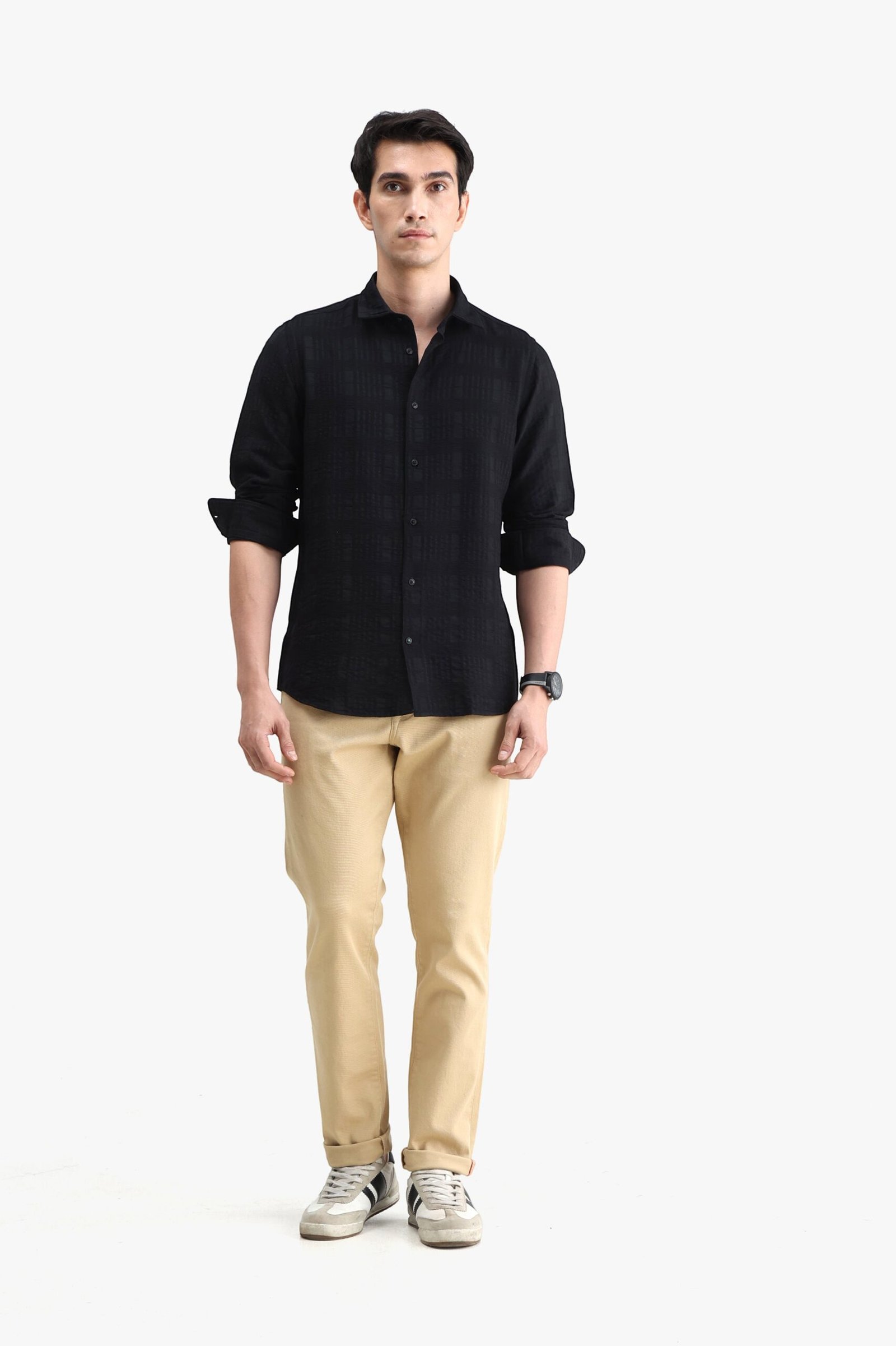 Viscose Blend Solid Shirt - Image 8