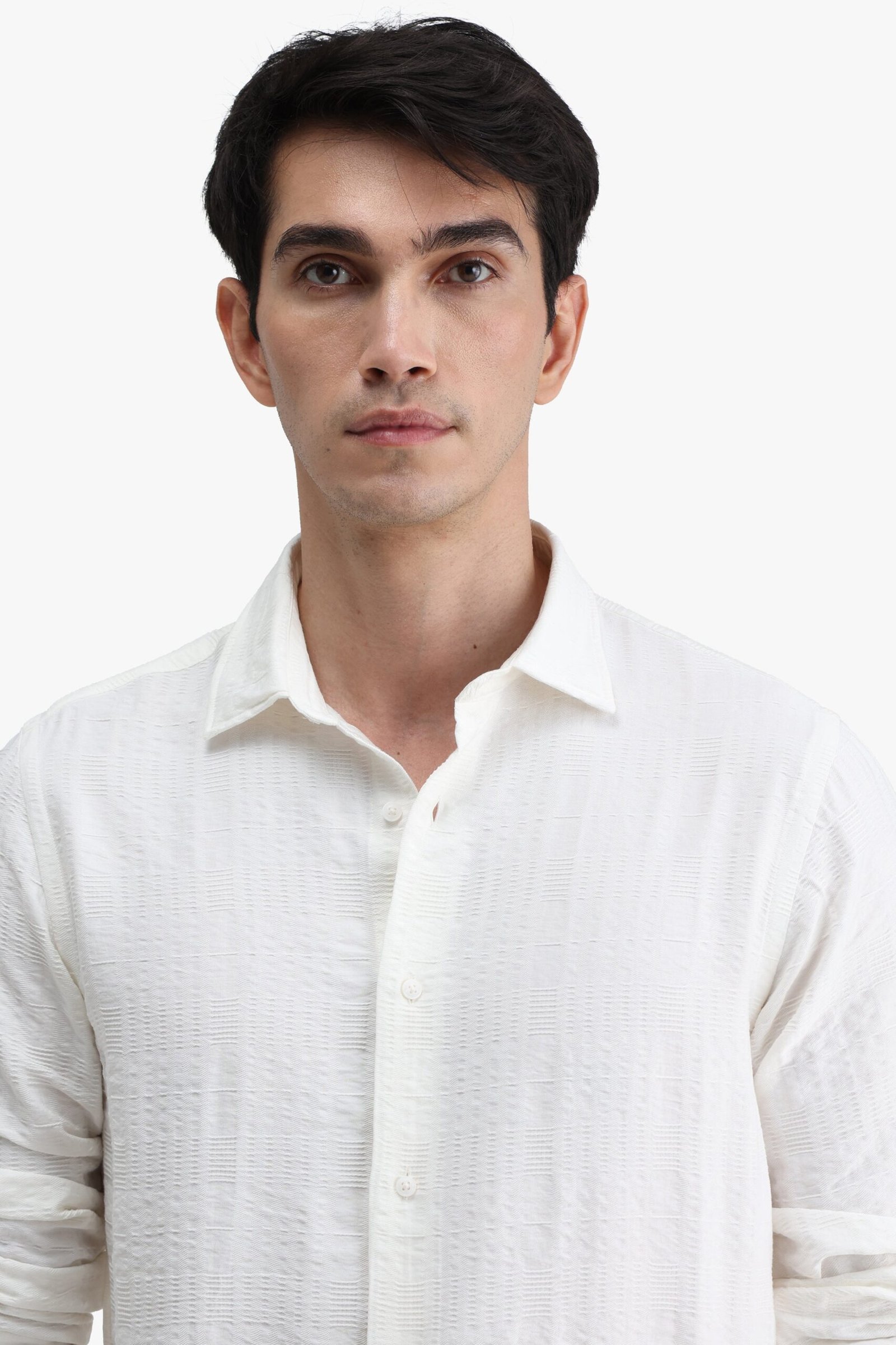 Viscose Blend Solid Shirt - Image 7