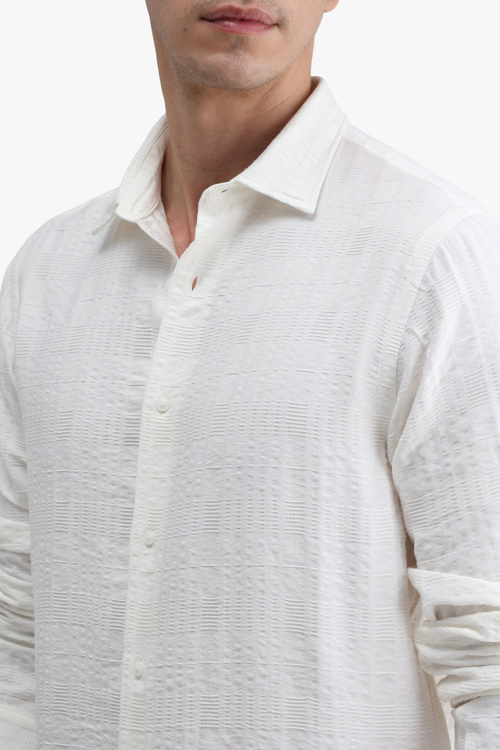 Viscose Blend Solid Shirt - Image 8